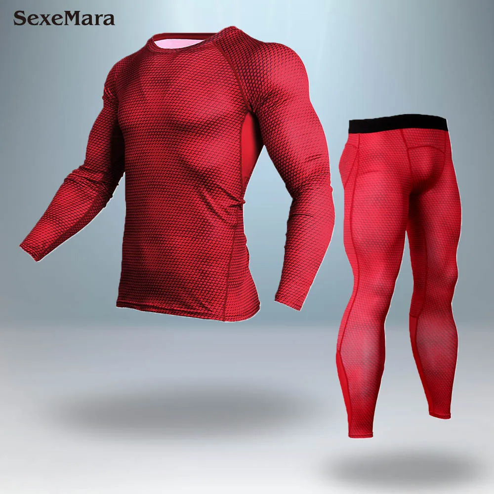 Брендовые мужские спортивные Леггинсы для бега фитнеса спортивная одежда