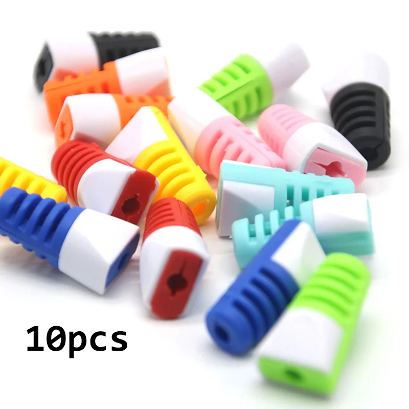 10pcs 1/10 шт. милые животные спиральный кабель протектор стол набор наушников кабельный организатор провода линии передачи данных держатель обёрточная - Цвет: 10pcs