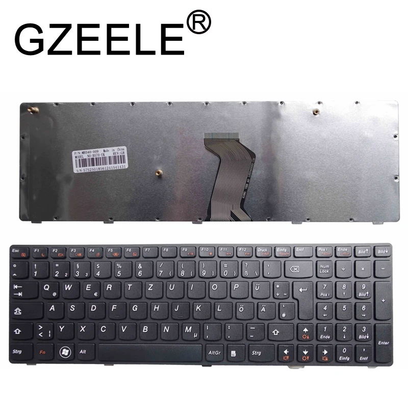 Немецкая клавиатура GZEELE GR для ноутбука LENOVO V570 V570C V575 Z570 Z575 B570 B570A B570E V580 V580C B575 B575A B575E