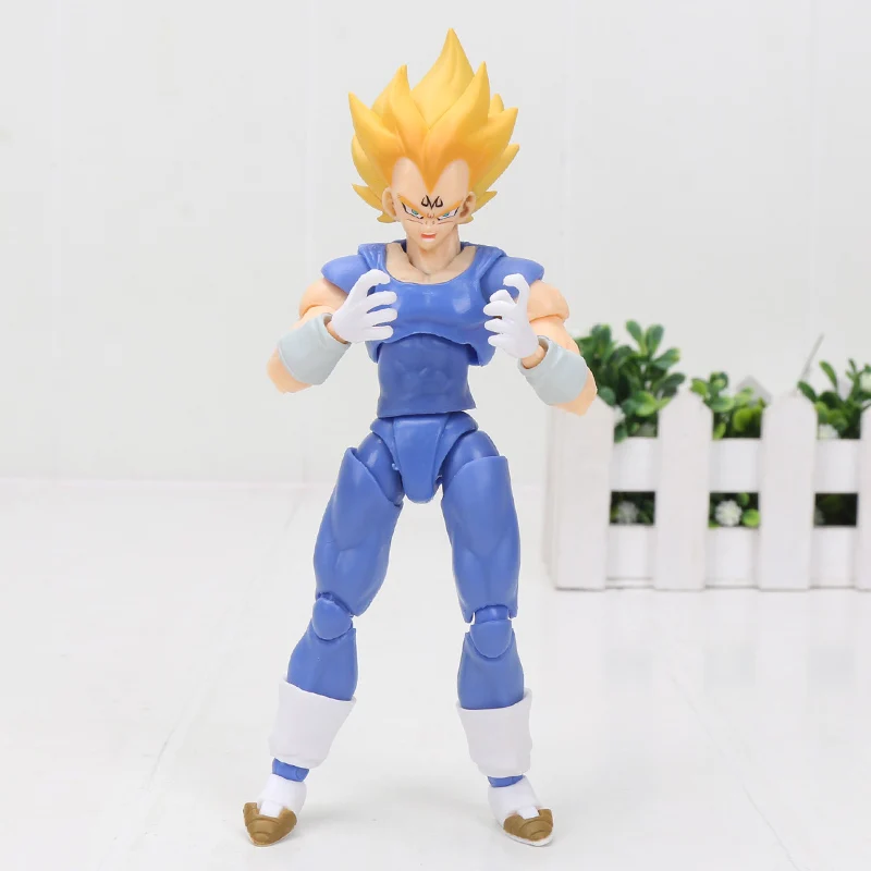 11,5-17 см Dragon Ball Z фигурка Супер Saiyan Сон Гоку Транкс вегетто Веджета, Фриза Гохан криллин лазурит фигурка игрушка - Цвет: yellow vegeta