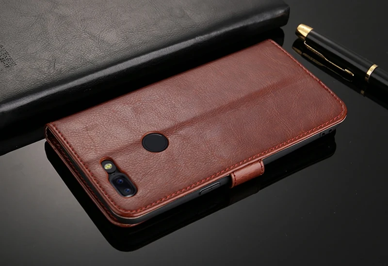 Тонкий флип кошелек чехол для телефона One Plus 5 T кожаный держатель карт роскошный