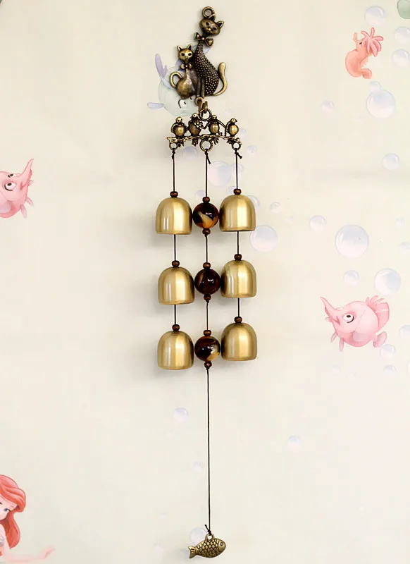 NEWYEARNEW Chinese National DIY Hanger Charm Handmade Retro Home Decoration Hanging Car Pendants girlfriend Gift Wind Chimes | Дом и сад