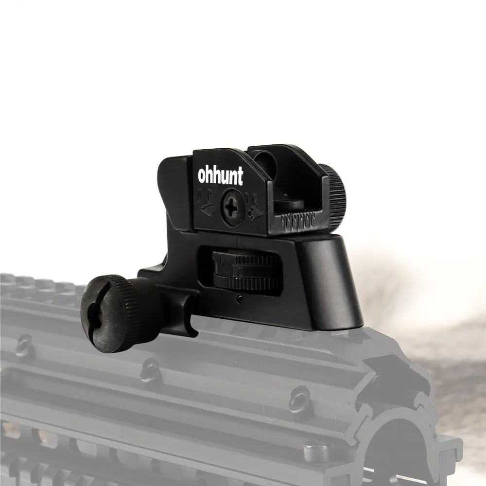 Охотничий Тактический съемный компактный резервный Железный задний прицел с