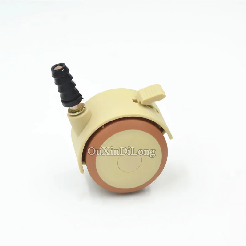 Абсолютно новые 100 шт Универсальные поворотные ролики колеса с тормозом офисные