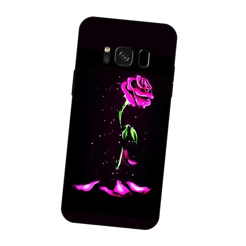 N268 Черный силиконовый чехол для samsung Galaxy S5 S6 S7 S8 S9 S10 5G S10E S11 S11E Lite Edge Plus | Мобильные