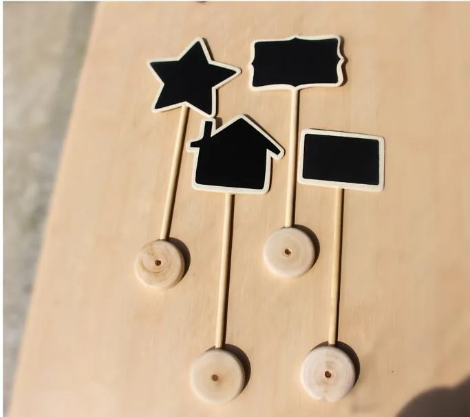 Винтажная деревянная мини-доска 5 шт./лот доска держатель для карт настольный