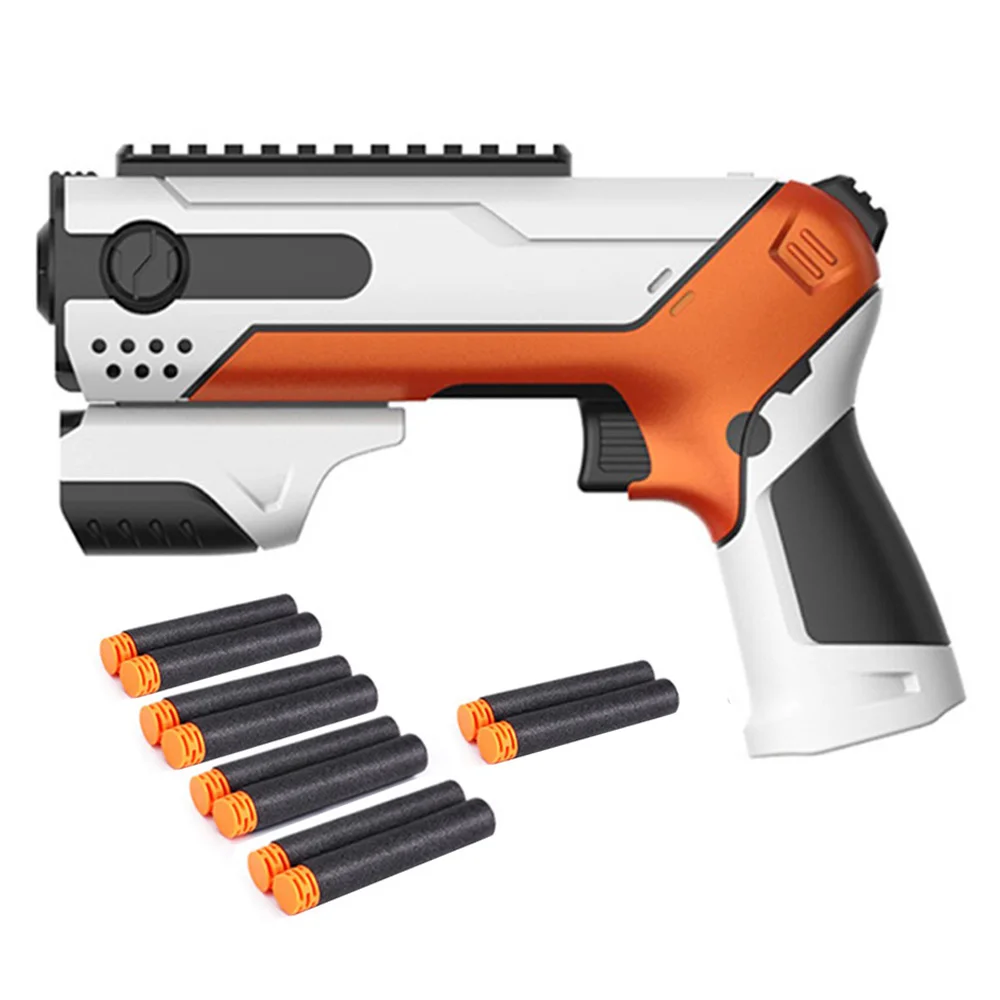 Белый Для пуль Nerf, пуль с полым отверстием, головка 7,2 см, запасная игрушка дартс, пули, пули, мягкие пули, пистолет, рождественский подарок для детей на год - Цвет: Белый