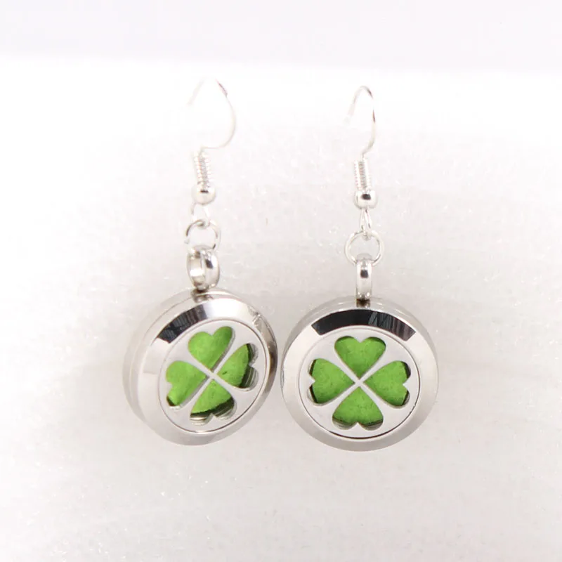 20 мм медальон из нержавеющей стали кулон серьги эфирные масла ароматерапия