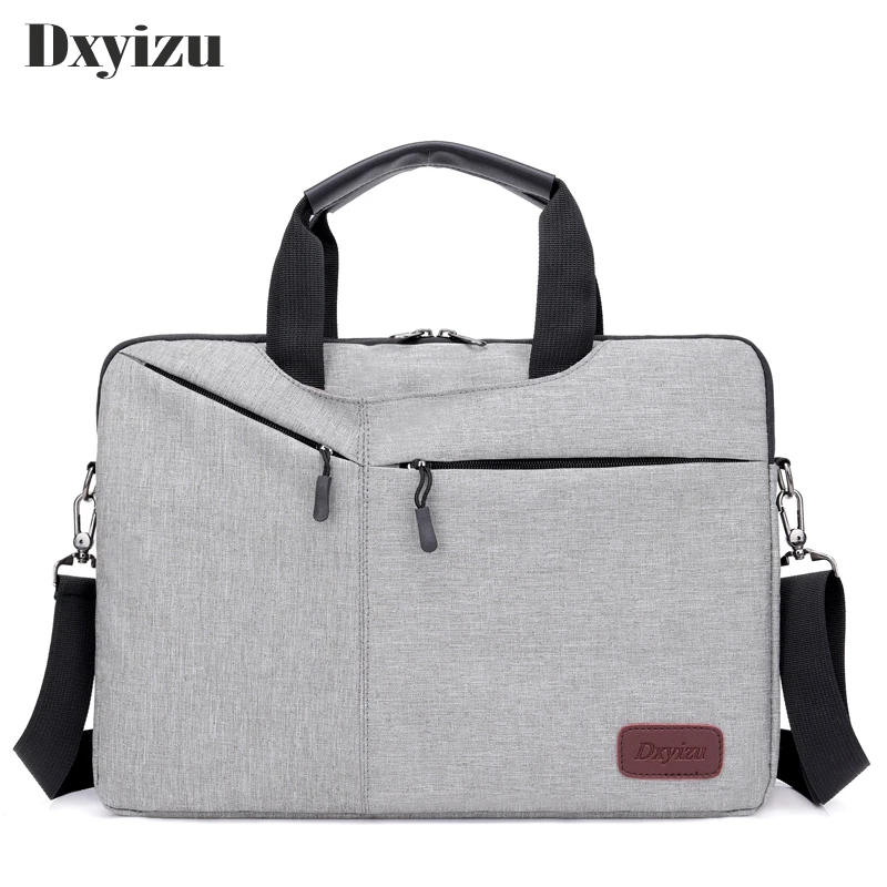 New Men 14 Inch Laptop Briefcase Bag Handbag Women Nylon Briefcase Men's Office Bags Business Computer Bags Travel Notebook Ba