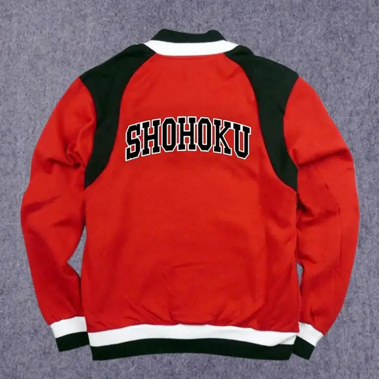 Аниме SLAM DUNK Shohoku Баскетбол Косплэй пальто с капюшоном Повседневная куртка