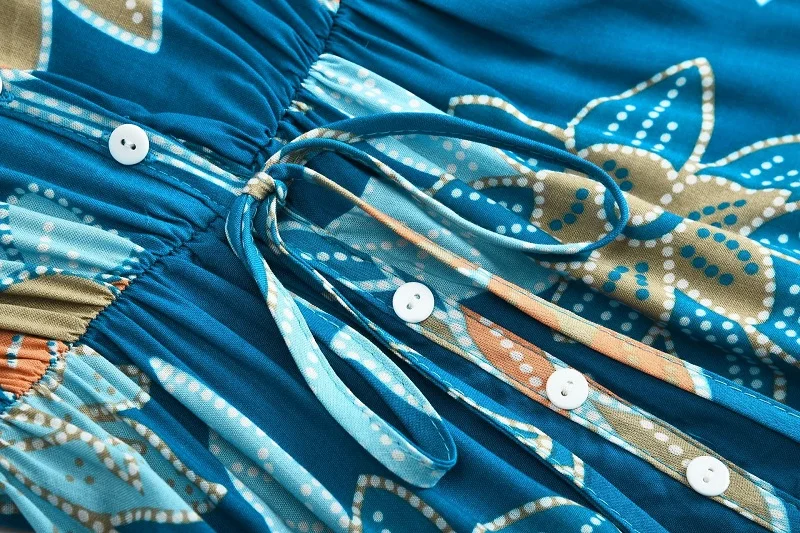 Платье CROPKOP женское длинное пляжное в богемном стиле пикантное Макси-платье с