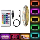 Светодиодная лента RGB Водонепроницаемая с USB, гибкая LED полоска для подсветки телевизора, 5 В, 1 м, 2 м, 3 м, 4 м, 5 м