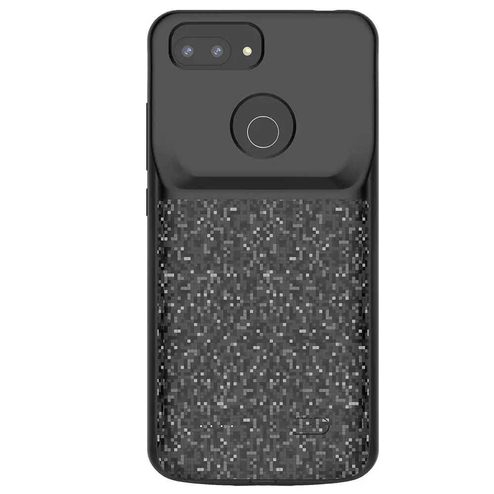 black Для Xiaomi Mi 8 Lite чехол для зарядного устройства Smart 4700 Mah Чехол для аккумулятора power Bank для Xiaomi Mi 8 Lite чехол для зарядного устройства - Цвет: black