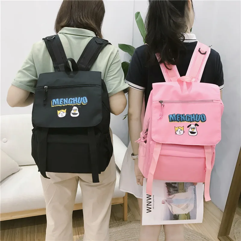 Женские рюкзаки в Корейском стиле Harajuku Ulzzang школьные ранцы для девочек и