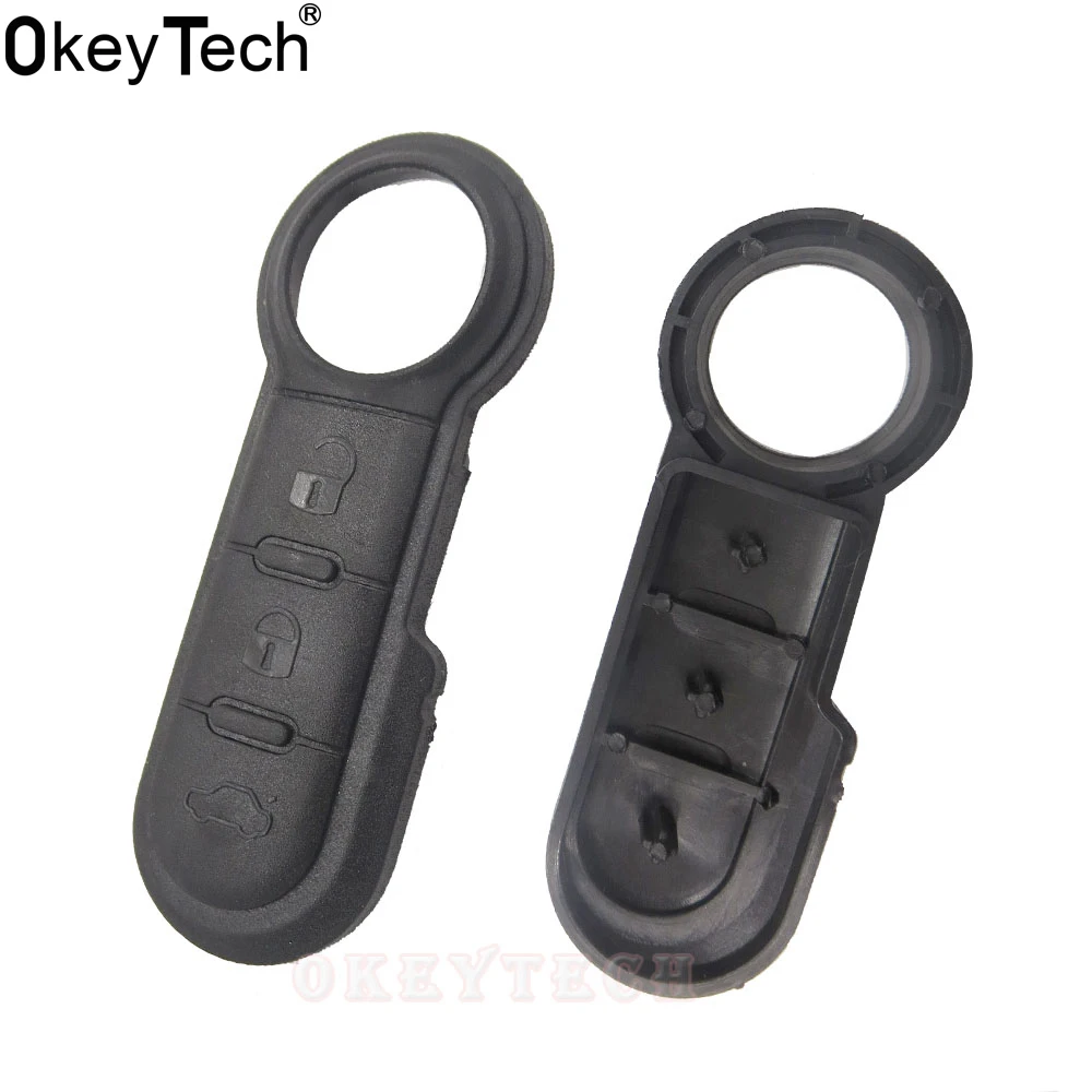 OkeyTech 1 шт. 3 кнопки ключ для автомобиля дистанционного флип силиконовая резиновая