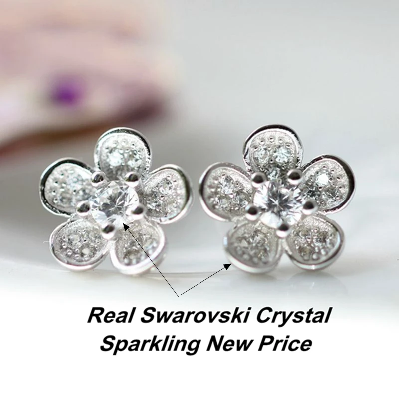 2016 новое поступление подлинное серебро 925 пробы ослепительные маргаритки с