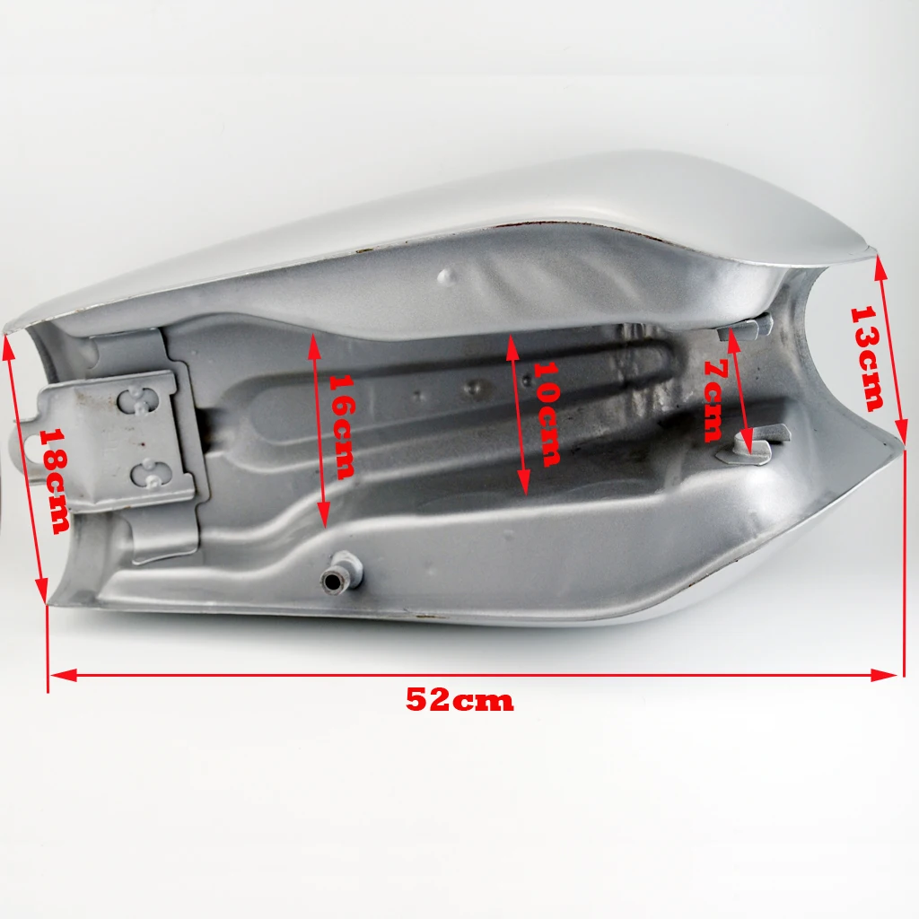 Мотоцикл Винтаж 9 литров кафе гонщик Бензобак универсальный для Honda CG125 CG250W|gas tank|gas