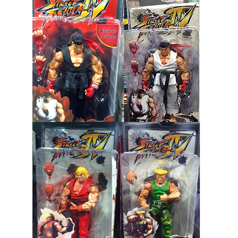NECA Ken Guile Hoshi Ryu Akuma Gouki ПВХ фигурка модель игрушки кукла рождественский подарок