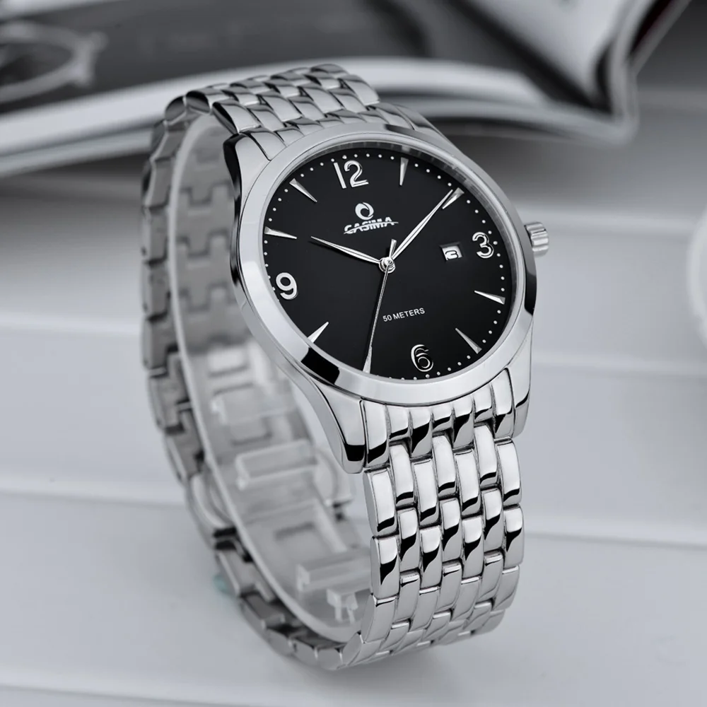 Элитный бренд часы Для мужчин классический платье в деловом стиле s кварцевые