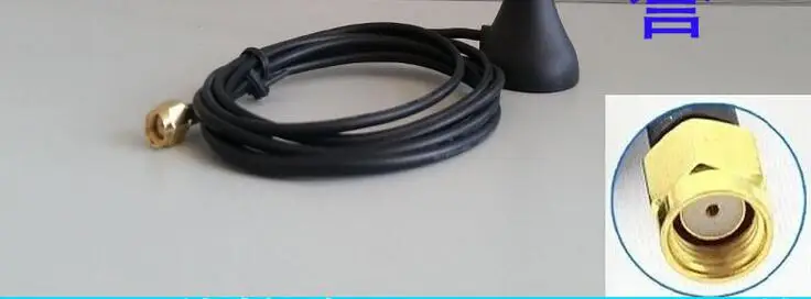 2 4g wifi беспроводной роутер магнитное крепление SMA кнут сталь дБи с кабелем 1 5 м 2400