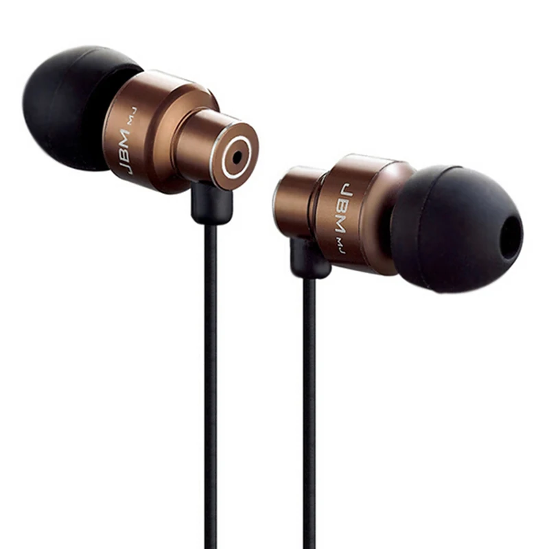 MoreBlue MJ8600 Metal Earphones Stereo Super Bass Headphones Sport Running Headset Noise Reduction Earbuds | Электроника
