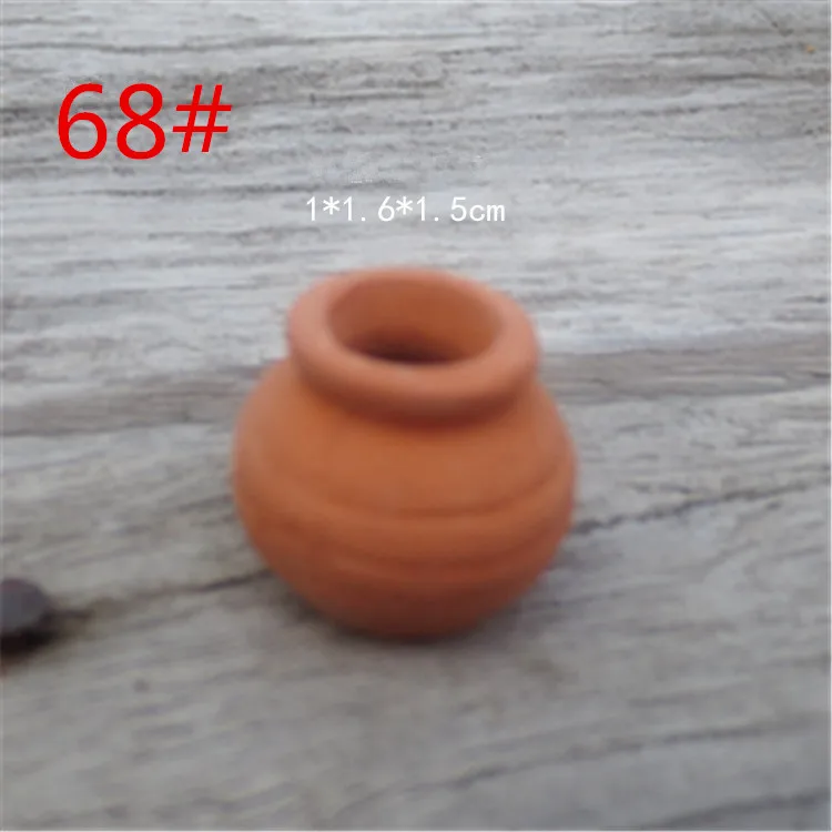 3Pcs NO.68 3 шт./лот Mdollhouse миниатюрные виды красной глины грубая керамика мини красная керамика цветочный горшок мясистое растение цветы Terra-cotta горшок - Цвет: 3Pcs NO.68
