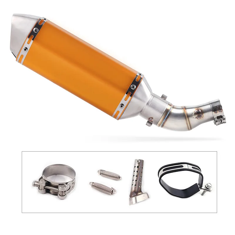 MT-03 MT03 мотоцикл глушитель трубы среднего звенья трубы Escape для YAMAHA YZF-R3 R3 R25 R30 слипоны