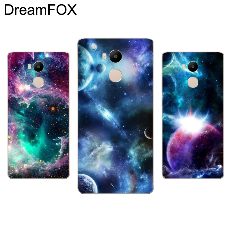 DREAMFOX L375 горячий Луна космическая карта Мягкий ТПУ силиконовый чехол для Xiaomi Redmi