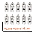 100 шт. разъемы толкателей ограничители тяг D2.1mm D1.8mm D1.3mm Запчасти аэрокамера для дистанционно управляемого самолета Замена