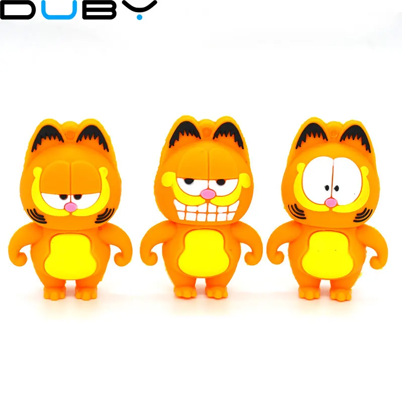 Лидер продаж мультфильм милый Кот Гарфилд флеш диск usb 2 0 хорошего качества