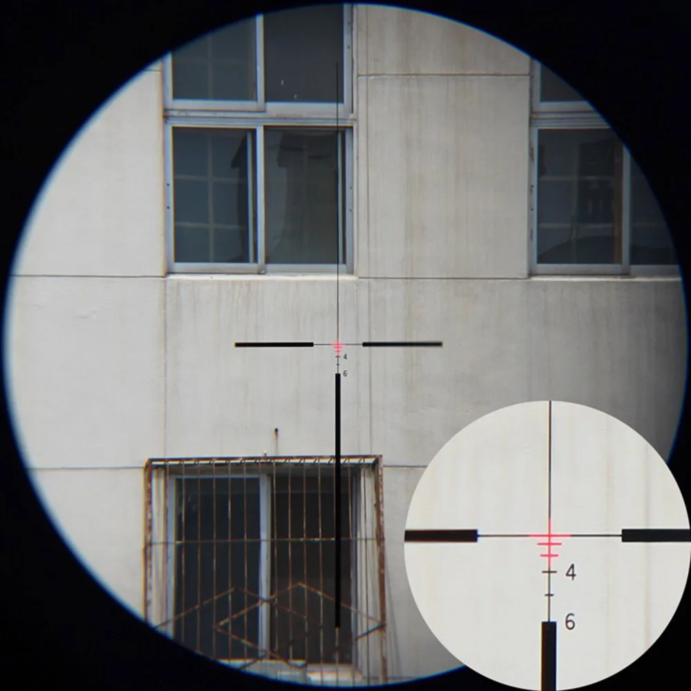 Ohhunt Hunting ACOG 4X32 оптический прицел с реальным волоконным покрытием сетка BDC красной