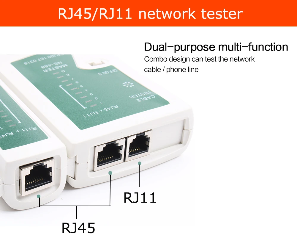 Сетевой Ethernet кабельный тестер RJ45 комплект RJ45 щипцы обжимной инструмент удар вниз RJ11 Cat5 Cat6 детектор провода 8P8C RJ45 набор инструментов