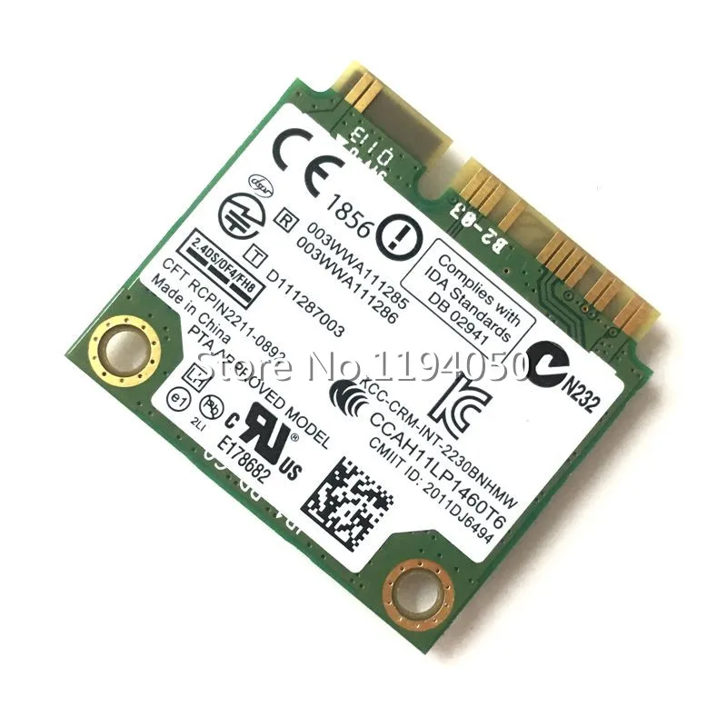 Intel2230 центральный wireless-N2230 Wlan+ Bluetooth 4,0 mini pci-E Combo Karte 300M wifi+ 4.0BT