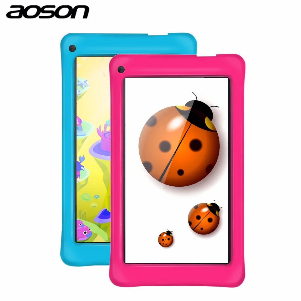 Best ребенок подарок 7 дюймов Aoson M751S-BS Планшеты PC 4 ядра Android 8 ГБ 1024*600 Dual Cam WI-FI Bluetooth fm