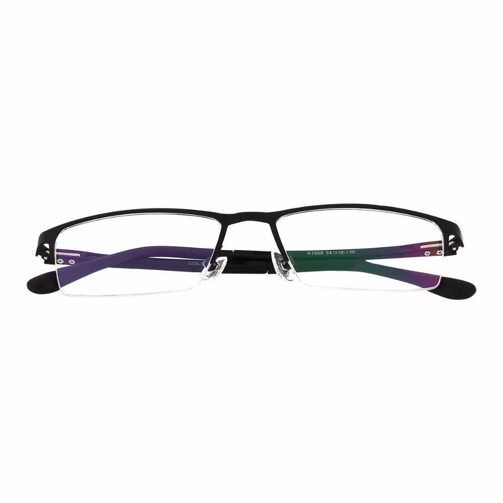 1х очки с прозрачными линзами мужские и женские полуоправой для повседневного