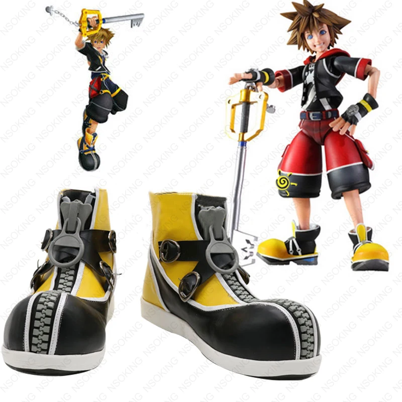

Kingdom Hearts 2 Boots Cosplay Sora Anime Shoes