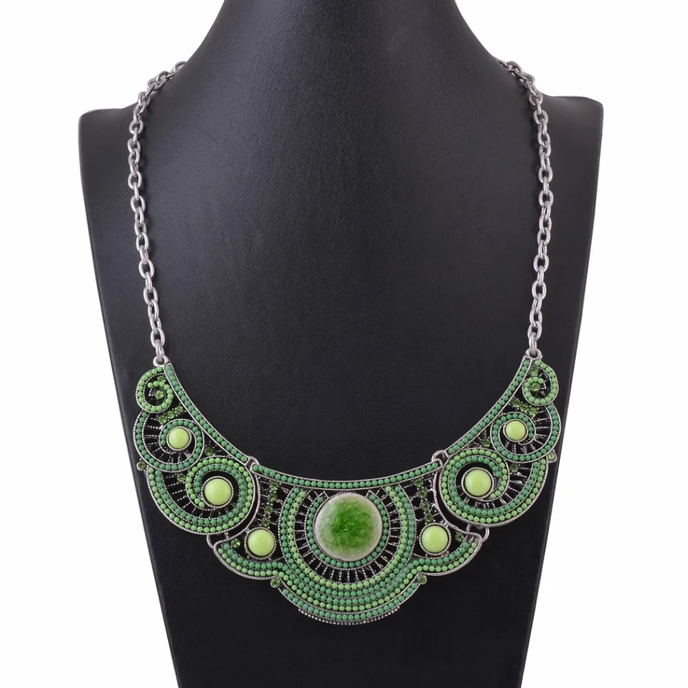 Мода женщин ювелирные изделия из бисера колье ожерелье себе винтажный стиль