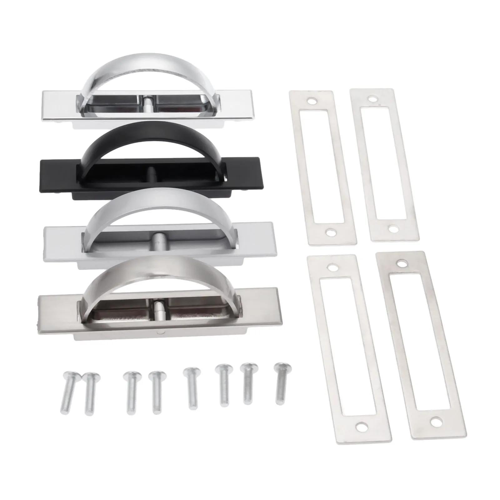 1 шт. скрытые ручки для мебели дверная ручка из цинкового сплава встраиваемая