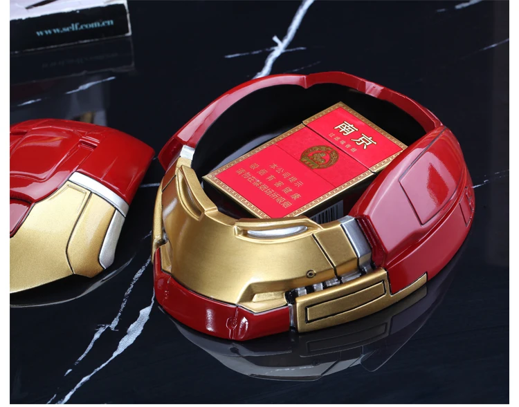 OUSSIRRO супер герой Железный человек пепельницы творчество гостиная декоративные предметы мебели Hulkbuster пепельницы
