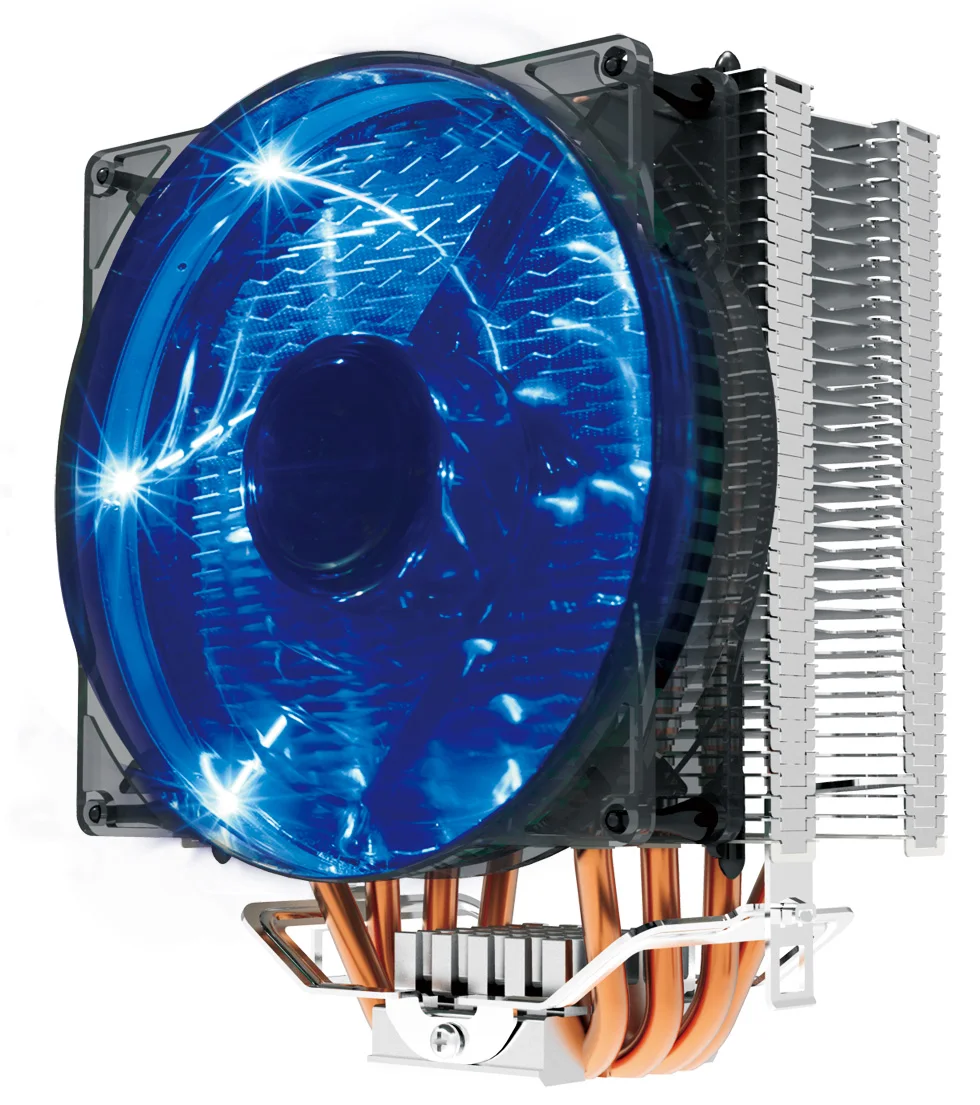 PCCOOLER x4 процессорного кулера 4 тепловыми Процессор Вентилятор охлаждения 120 мм 4PIN
