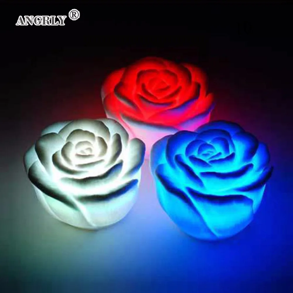 Романтический светодиодный светильник в виде Розы 7 цветов|gift gifts|gift partygift rose |