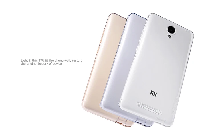 Nillkin мягкий силиконовый защитный чехол для Xiaomi Hongmi Note 2 Redmi Red rice note2|case ipod nano 4g|cover skin