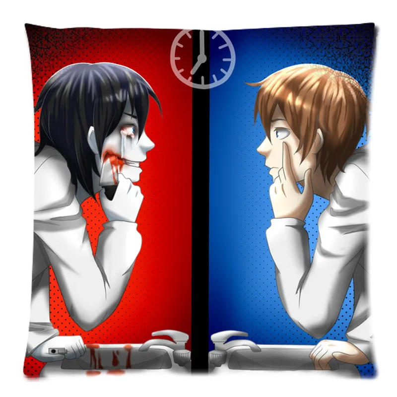 Декоративная Наволочка на подушку для Джефф убийца Подушка Чехол дивана кровати