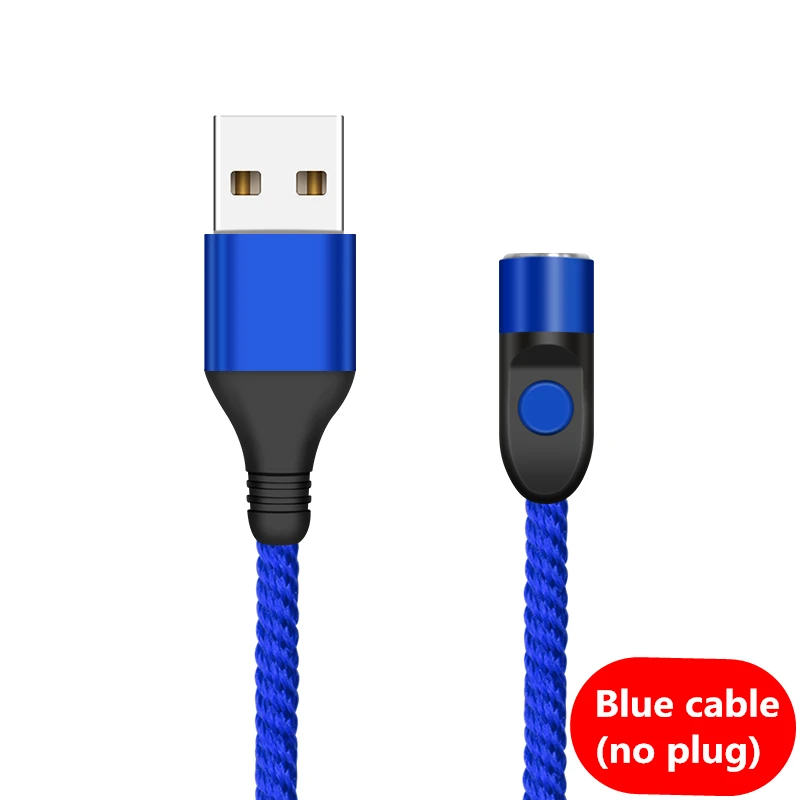 KingFriend Магнитный Кабель Micro-Usb для быстрой зарядки Тип usb C кабель магнит Зарядное устройство для передачи данных кабель для зарядки Usb шнур для samsung Xiaomi - Цвет: only Cable