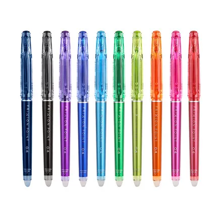 mixed colour Японский пилот перезаписываемая гелевая ручка LF-22P4 3 шт./партия перезаписываемая ручка 0,4 мм супер тонкий перо школьные офисные принадлежности - Цвет: mixed colour