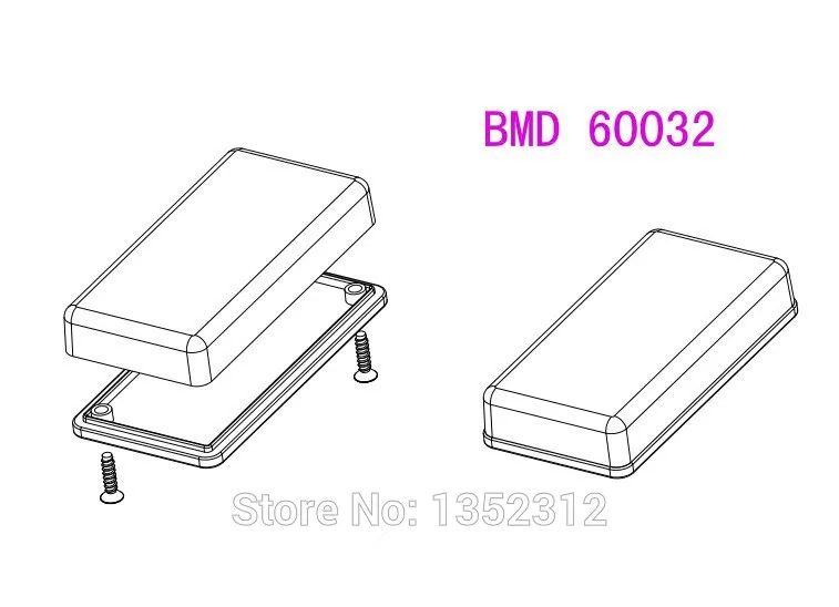 Free shipping 4 pcs/lot 81*41*15mm project case DIY switch box customizable electronics enclosures waterproof junction | Инструменты
