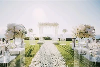 Crystal Pillar Wedding Road Leads Aisle flower stand Wedding Decoration