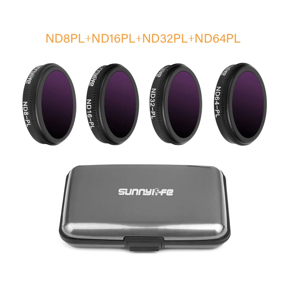 Для Mavic 2 Zoom фильтр для дрона ND 8 16 32 64 нейтральная плотность с поляризационный фильтр комплект для DJI Mavic 2 Zoom камеры аксессуары - Цвет: ND 8 16 32 64-PL