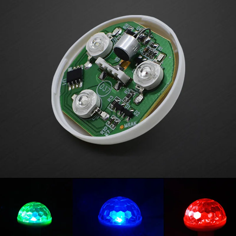 Светодиодный вечерние USB атмосфер светильник par DJ Мини красочная музыкальная
