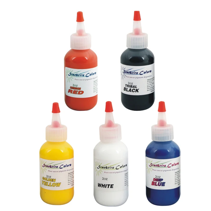 

5pcs/lot Permanent makeup pigment mix colors tattoo ink set tattoo pigment kit 60ml/bottle 2OZ